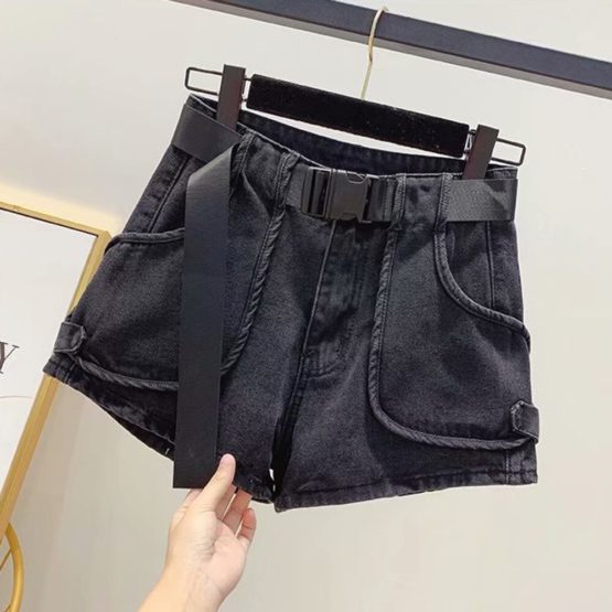 summer denim high waist shorts women fashion loose short ladies jeans plus size oversize 4XL 5XL womens clothing 2020