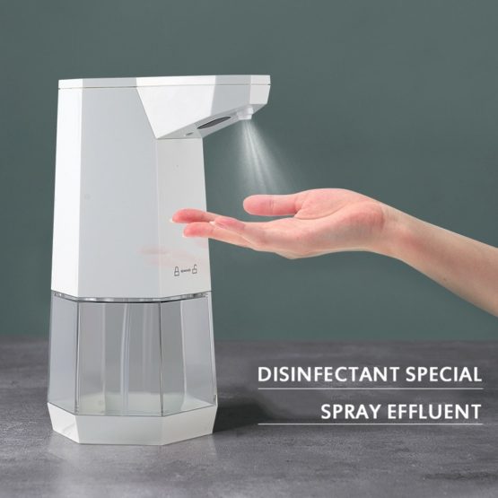 360ml School Home Restaurant Automatic Induction Sanitiser Alcohol Spray Soap Dispenser Storage Box Kitchen Soap Dispensers