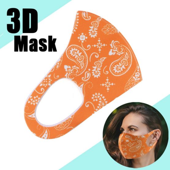 5pcs adult washable printing face mask Universal Dust-Proof And Smog-Washable Mask pattern mask Mascarilla reutilizable#30