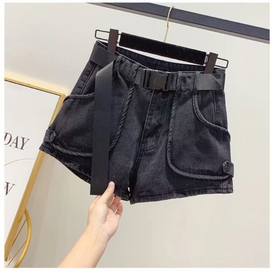 summer denim high waist shorts women fashion loose short ladies jeans plus size oversize 4XL 5XL womens clothing 2020