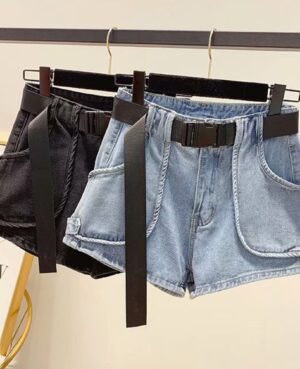 summer denim high waist shorts women fashion loose short ladies jeans plus size oversize 4XL 5XL womens clothing 2020