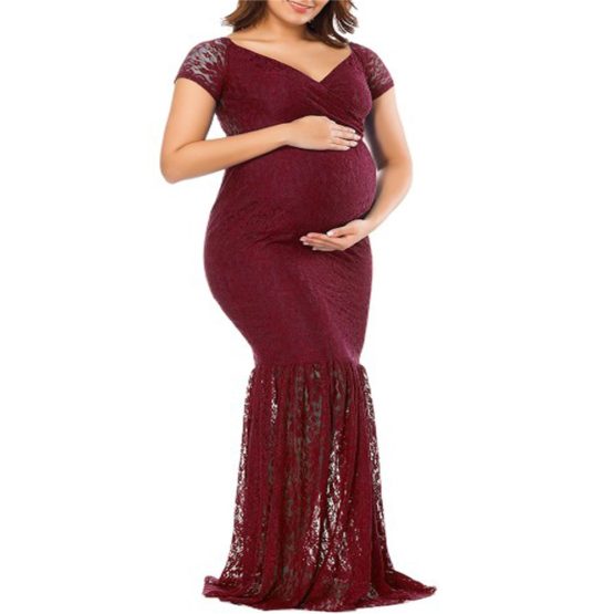 Mermaid Style Maternity Dresses Photography Props