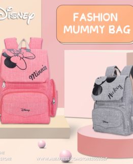 Free Hooks Mickey Baby Diaper Bags Bolso Maternal Stroller