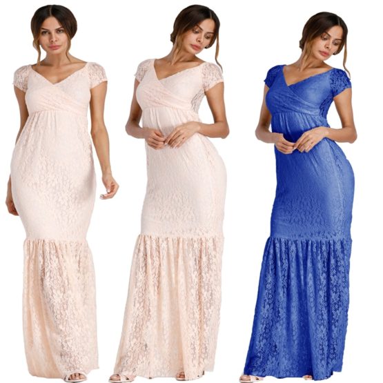 Mermaid Style Maternity Dresses Photography Props