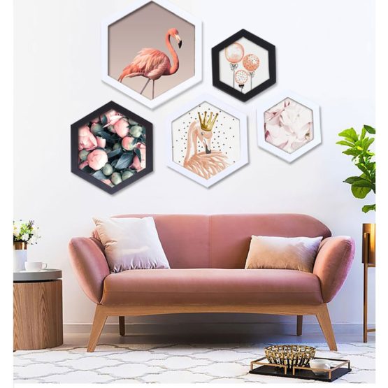 Creative Hexagon & polygon Photo Frames