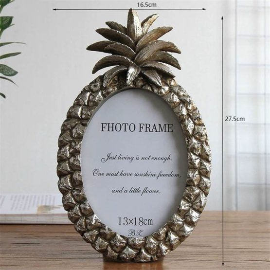 Vintage Golden Pineapple Photo Frame