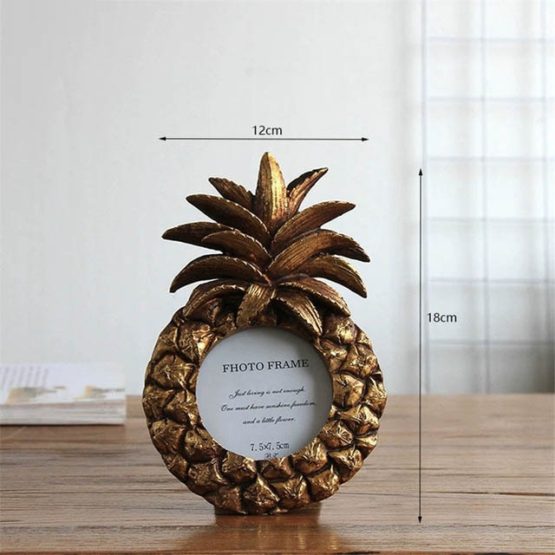 Vintage Golden Pineapple Photo Frame