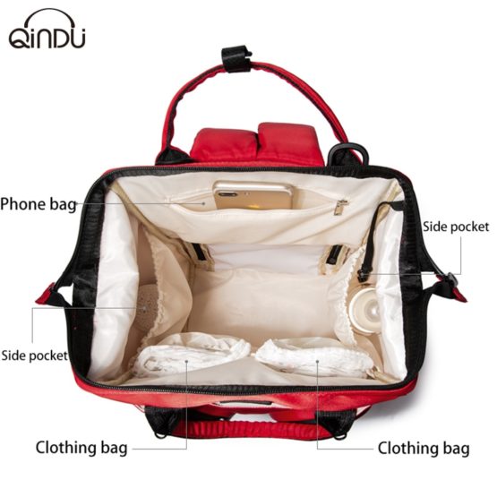 Diaper Bag Backpack Large Capacity Waterproof Multifunction Maternity Back Pack