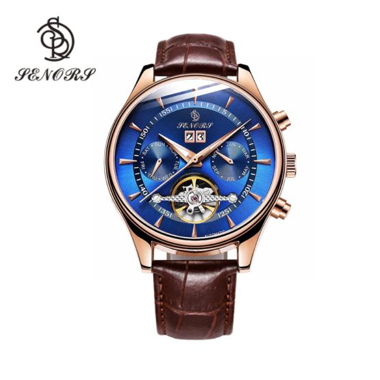 Senors Automatic watch Luxury Men Watches Automatic Black Watch Men Waterproof Automatic Mechanical Wristwatch