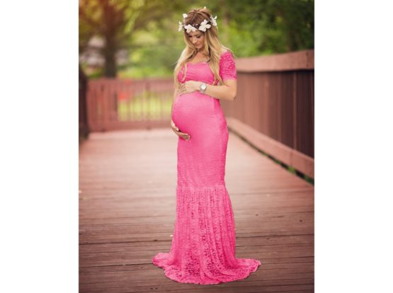 Mermaid Style Maternity Dresses Photography Props