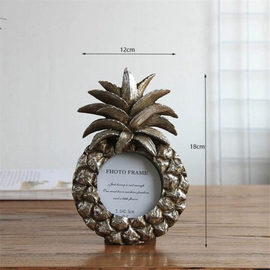 Vintage Golden Pineapple Photo Frame