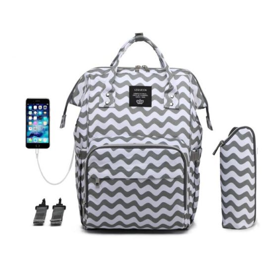 USB Design Mummy Diaper Bag