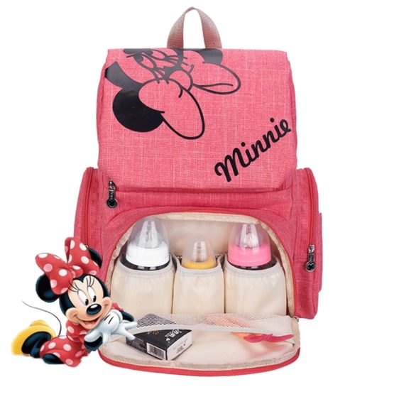 Free Hooks Mickey Baby Diaper Bags Bolso Maternal Stroller