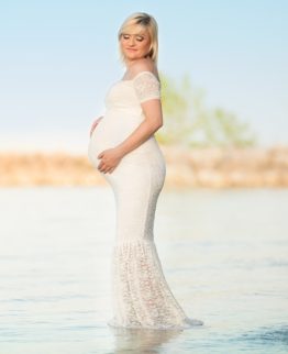 Mermaid Style Maternity Dresses Photography Props