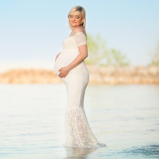 Mermaid Style Maternity Dresses Photography Props