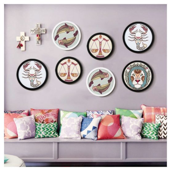 Wooden Round Photo Frame