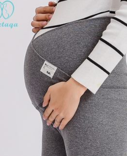 Low Waist Belly Maternity Legging Spring Autumn Fashion Knitted Clothes