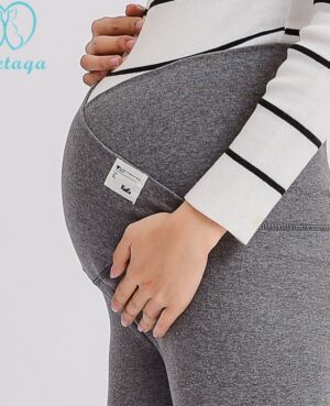 Low Waist Belly Maternity Legging Spring Autumn Fashion Knitted Clothes