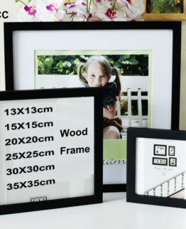 Wooden Square Picture Photo Frame