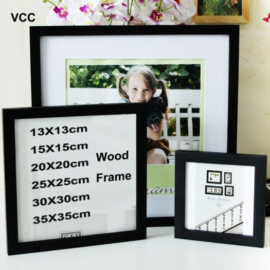 Wooden Square Picture Photo Frame