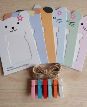 Photo-Frame-With-Mini-Colored-Clothespins-and-Twine-