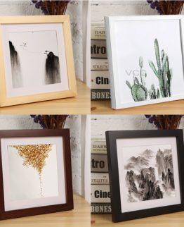 Wooden Square Picture Photo Frame