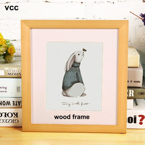 Wooden Square Picture Photo Frame