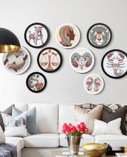 Wooden Round Photo Frame