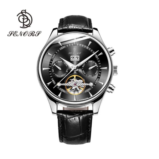 Senors Automatic watch Luxury Men Watches Automatic Black Watch Men Waterproof Automatic Mechanical Wristwatch