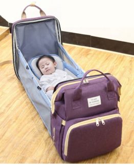 Backpack Diaper Portable Folding Crib Mummy Bag