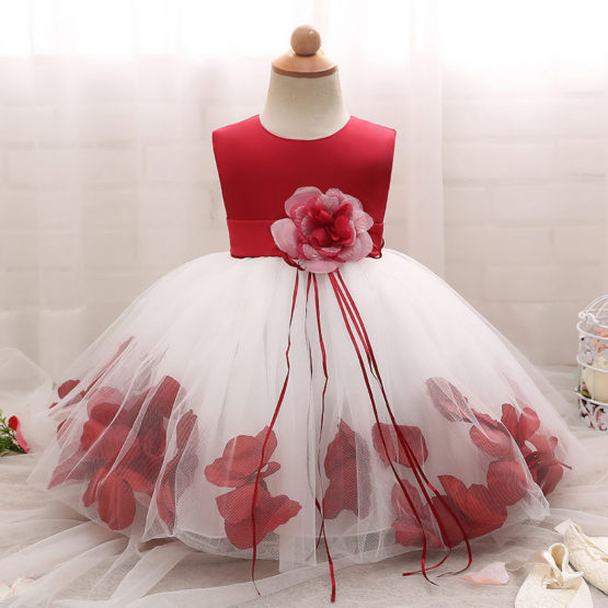 Flower girl - Baptism gown - Party occasion wear