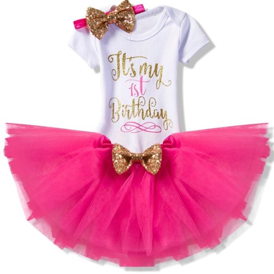 Kids Baptism Cake Smash Outfits Set