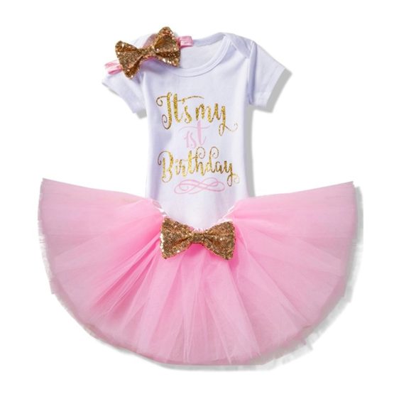 Kids Baptism Cake Smash Outfits Set