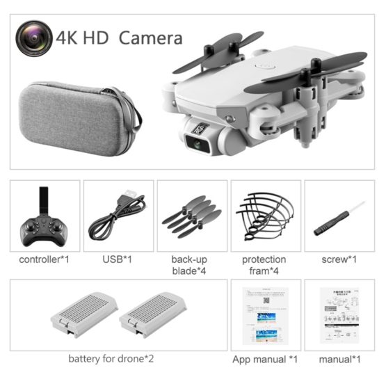 Drone 4k HD Wide Angle Camera 0.3MP/5.0MP/4K HD | Toy