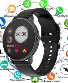 Touch Smart Watch | Men | Women Waterproof | Heart Rate Tracker | Sport Clock Watch | Blood Pressure Tracker