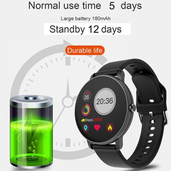 Touch Smart Watch | Men | Women Waterproof | Heart Rate Tracker | Sport Clock Watch | Blood Pressure Tracker