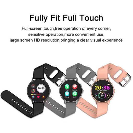 Touch Smart Watch | Men | Women Waterproof | Heart Rate Tracker | Sport Clock Watch | Blood Pressure Tracker