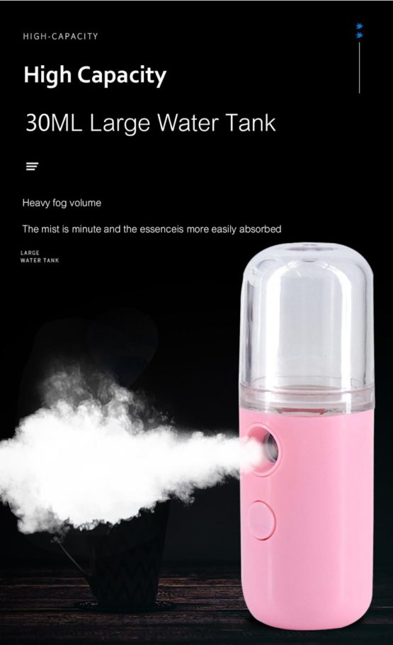 Mini Nano Face Steamer USB Nebulizer | Facial Moisturizer Humidifier