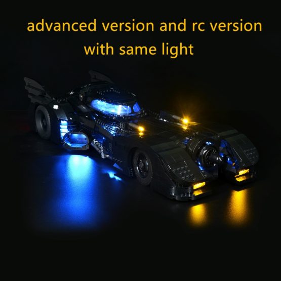 Led Light Kit For 76139 1989 Batmobile car (only light kit included)