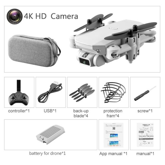 Drone 4k HD Wide Angle Camera 0.3MP/5.0MP/4K HD | Toy